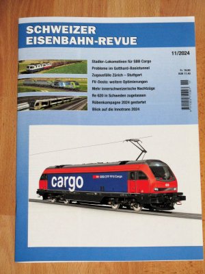 neues Buch – Schweizer Eisenbahn-Revue 11/2024 - Stadler Lokomotiven für SBB Cargo