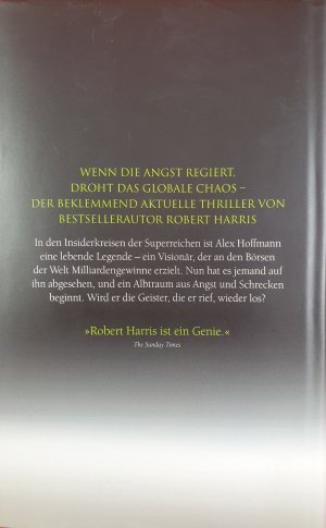 gebrauchtes Buch – Robert Harris und Wolfgang Müller – Angst