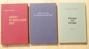 Drei Titel: "Im Nachtwind der Welt" + "Heimat und Fremde - Gedichte" + "Credo in heilloser Zeit" [alle Bände signiert]