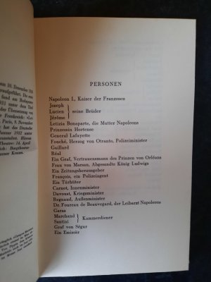 antiquarisches Buch – Benito Mussolini; G – Hundert Tage (Campo di Maggio). Drei Akte in neun Bildern.