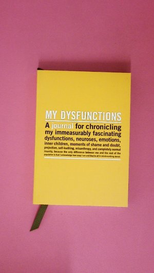KNOCK KNOCK MY DYSFUNCTIONS MINI INNER-TRUTH JOURNAL. My disfunction Journal