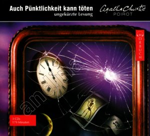 gebrauchtes Hörbuch – Agatha Christie – Auch Pünktlichkeit kann töten // Ungekürzte Lesung von Martin Maria Schwarz auf 3 CDs // Hercule Poirot