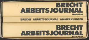 Bertolt Brecht - Arbeitsjournal. 3 Bände Leinen im Schuber: 1938-1942 1942-1955 Anmerkungen