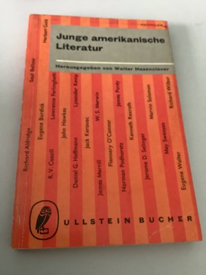 antiquarisches Buch – Walter Hasenclever – Junge amerikanische Literatur