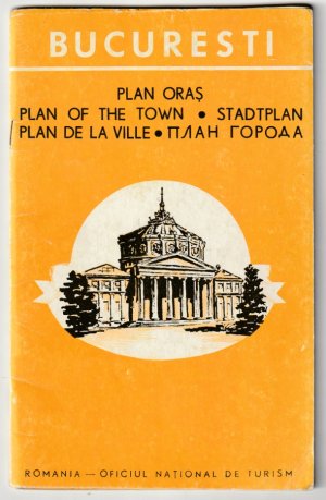 antiquarisches Buch – Plan oras Bucuresti - Stadtplan Bukarest (mehrsprachig)