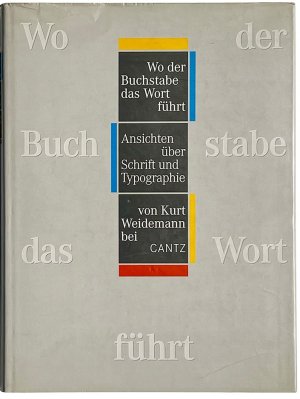 Wo der Buchstabe das Wort führt