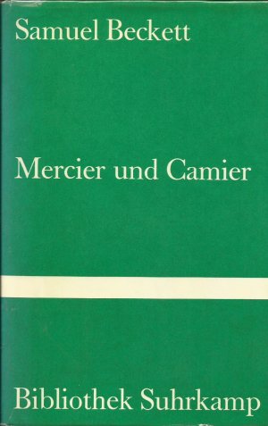 gebrauchtes Buch – 1. Beckett, Samuel 2 – 1. Mercier und Camier 2. Samuel Beckett (Literaten-Postkarten 18)