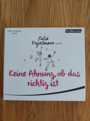 gebrauchtes Hörbuch – Julia Engelmann – Keine Ahnung, ob das richtig ist - Poetry