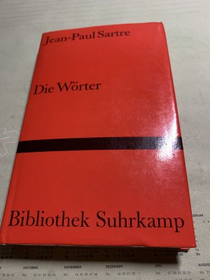 gebrauchtes Buch – Jean-Paul Sartre – Die Wörter. Übersetzt und mit einer Nachbemerkung versehen von Hans Mayer