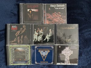 gebrauchter Tonträger – Black Sabbath – Black Sabbath - 8 CDs -Feels Good To Me, Black Sabbath 1970-1987, TYR, Heaven And Hell, Headless Cross, The Eternal Idol, Seventh Star, Live At Last