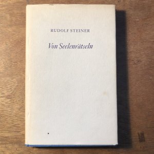 antiquarisches Buch – Rudolf Steiner – Von Seelenrätseln