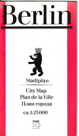 gebrauchtes Buch – Hans Prang – Stadtplan Berlin (1988, Maßstab 1:25.000)