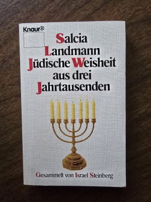 gebrauchtes Buch – Salcia Landmann / Israel Steinberg – Jüdische Weisheit aus drei Jahrtausenden