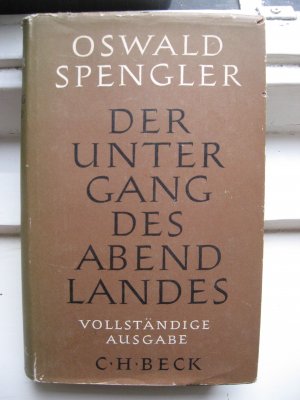 der untergang des abendlandes