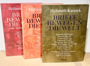 gebrauchtes Buch – Hellmuth Karasek – Briefe bewegen die Welt  (Band 1, 2 u. 5)