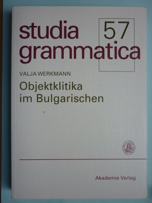 gebrauchtes Buch – Valja Werkmann – Objektklitika im Bulgarischen