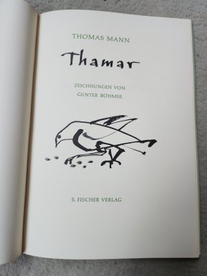 antiquarisches Buch – Thomas Mann – Thamar mit Zeichnungen von Gunter Böhmer