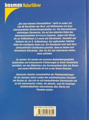 gebrauchtes Buch – Hermann-Michael Hahn – Der neue Kosmos Himmelsführer. Sternbilder am Nord- und Südhimmel