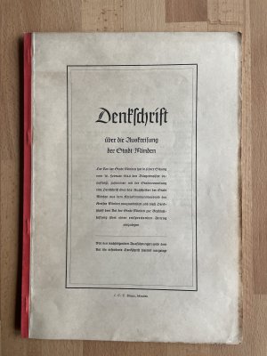 antiquarisches Buch – Bürgermeister (Hattenhauer) und Stadtdirektor der Stadt Minden – Denkschrift über die Auskreisung der Stadt Minden