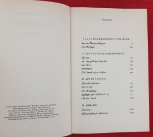 antiquarisches Buch – Ernst Jünger – Schriften : Eine Auswahl