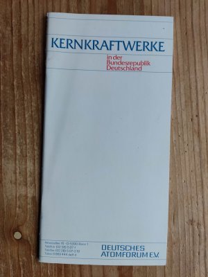 Kernkraftwerke in der Bundesrepublik Deutschland.