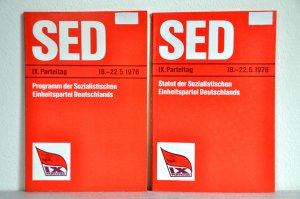 Programm der SED, Statut der SED