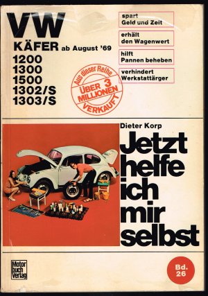 gebrauchtes Buch – Dieter Korp – VW Käfer 1200/1300/1500/1302/S/1303/S alle Modelle ab August '69