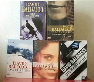 5 X David Baldacci - Der Präsident + Das Labyrinth + Das Geschenk + Die Verschwörung + Die Kampagne