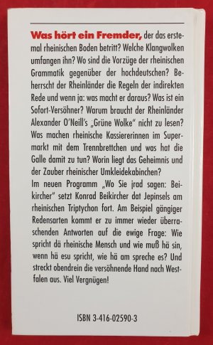 gebrauchtes Buch – Konrad Beikircher – Wo Sie jrad sagen