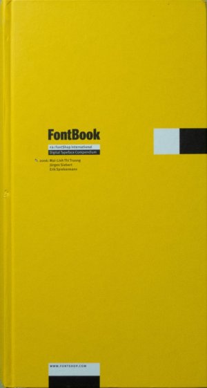 FontBook - digital typeface compendium