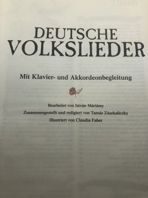 gebrauchtes Buch – Deutsche Volkslieder