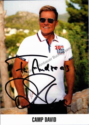 Original Autogramm Dieter Bohlen Modern Talking /// Autograph signiert signed signee