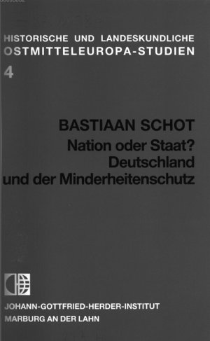 NATION ODER STAAT? DEUTSCHLAND UND DER MINDERHEITENSCHUTZ