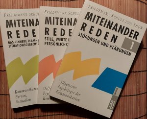 gebrauchtes Buch – Schulz von Thun – Miteinander reden Teil 1: Störungen und Klärung, Teil 2: Stile, Werte und  Persönlichkeitsentwicklung, Teil 3: Das 'Innere Team' und situationsgerechte Kommunikation: