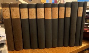 antiquarisches Buch – Zwitzers, August Ernst  – Ostfriesisches Monatsblatt für provinzielle Interessen. I. Band 1873 - 12. Band 1884 (12 Bände, alles Erschienene). Unter Vielseitiger Mitwirkung herausgegeben von A. E. Zwitzers, Pastor in Hatzum.