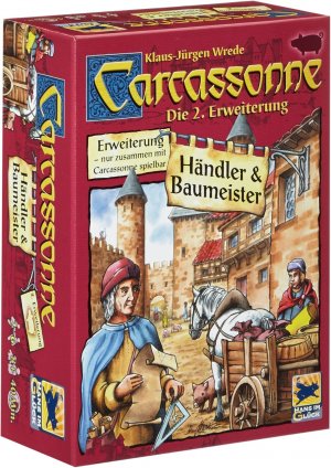 gebrauchtes Spiel – Schmidt Spiele 48135 - Carcassonne, Händler und Baumeister, 2. Erweiterung