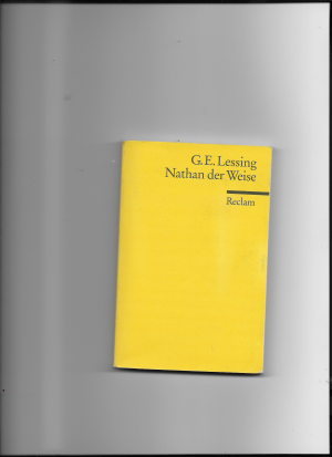 gebrauchtes Buch – Lessing, Gotthold Ephraim – Nathan der Weise - ein dramat. Gedicht in 5 Aufzügen