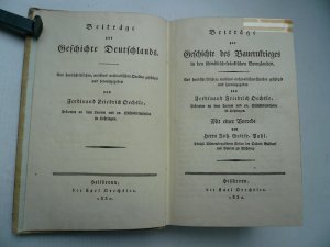 Beiträge zur Geschichte des Bauernkrieges in den schwäbisch-fränkischen Grenzlanden, Oechsle, 1830