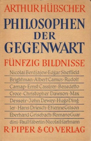 Philosophen der Gegenwart – Fünfzig Bildnisse