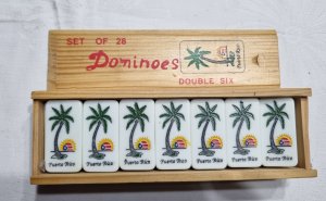 gebrauchtes Spiel – Puerto Rico Domino Steine (28 Stk.)