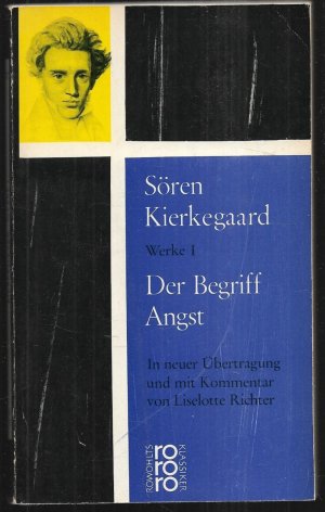 antiquarisches Buch – Sören Kierkegaard – Der Begriff Angst - Werke 1