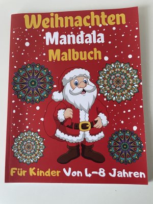 Weihnachten Mandala Malbuch für Kinder von 4-8 Jahren