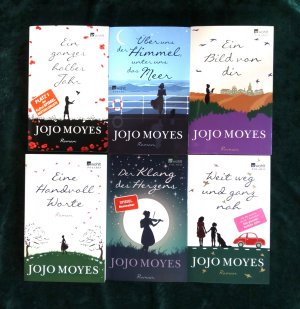 gebrauchtes Buch – Jojo Moyes – 6 X Jojo Moyes (Ein ganzes halbes Jahr + Eine Hand voll Worte + Ein Bild von dir + Weit weg und ganz nah + Über uns der Himmel, unter uns das Meer + Der Klang des Herzens)