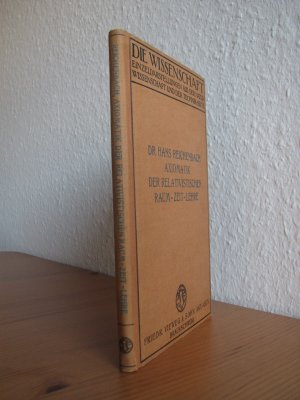 Axiomatik der relativistischen Raum-Zeit-Lehre.