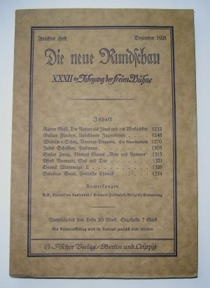 antiquarisches Buch – Robert Musil – Die Nation als Ideal und als Wirklichkeit