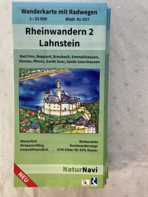 gebrauchtes Buch – Lahnstein - Bad Ems, Boppard, Braubach, Emmelshausen, Nassau, Rhens, Sankt Goar, Sankt Goarshausen : Restaurants, Rundwanderwege, UTM-Gitter für GPS-Nutzer