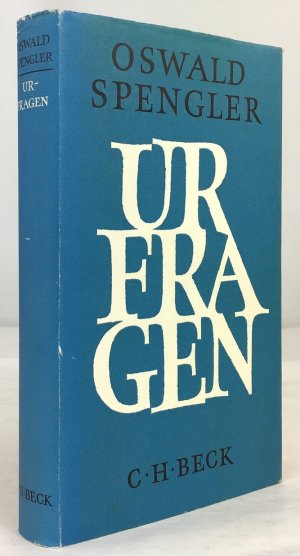 Urfragen. Fragmente aus dem Nachlass. Unter Mitwirkung von Manfred Schröter herausgegeben von Anton Mirko Koktanek.