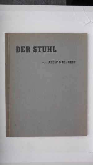 Der Stuhl , Alte und neue Typen in Bild und Konstruktion – Das Möbel als Gebrauchsgegenstand , Band 3 (Design Objekt Ansichten Maßzeichnungen Möbelbau […]