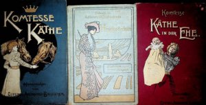 3 Bände 1) Komtesse Käthe : Humoresken [Enth.: Quarks Lieblingsname. Der Bärenführer. Syndetikon] Leipzig Reclam [ca. 1900] 14. Auflage Illustrierter […]