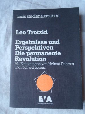 gebrauchtes Buch – Leo Trotzki – Ergebnisse und Perspektiven Die permanente Revolution